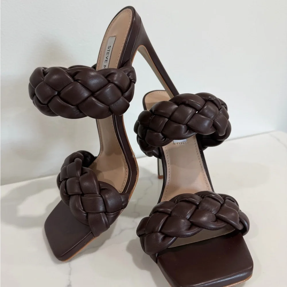 Steve Madden Size 9 Kenley Woven Slide Sandal - Picture 14 of 14